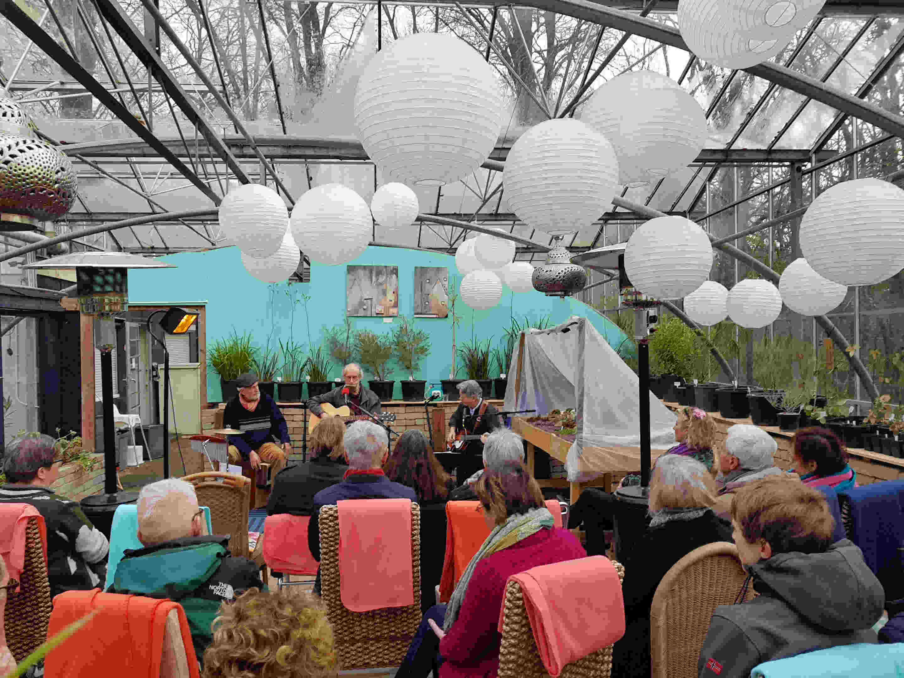 10 febr. 2019: optreden in de Hortus Nijmegen,  (foto Ineke van Middelkoop)